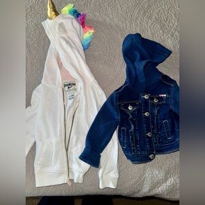 Two 18M baby toddler girls jackets